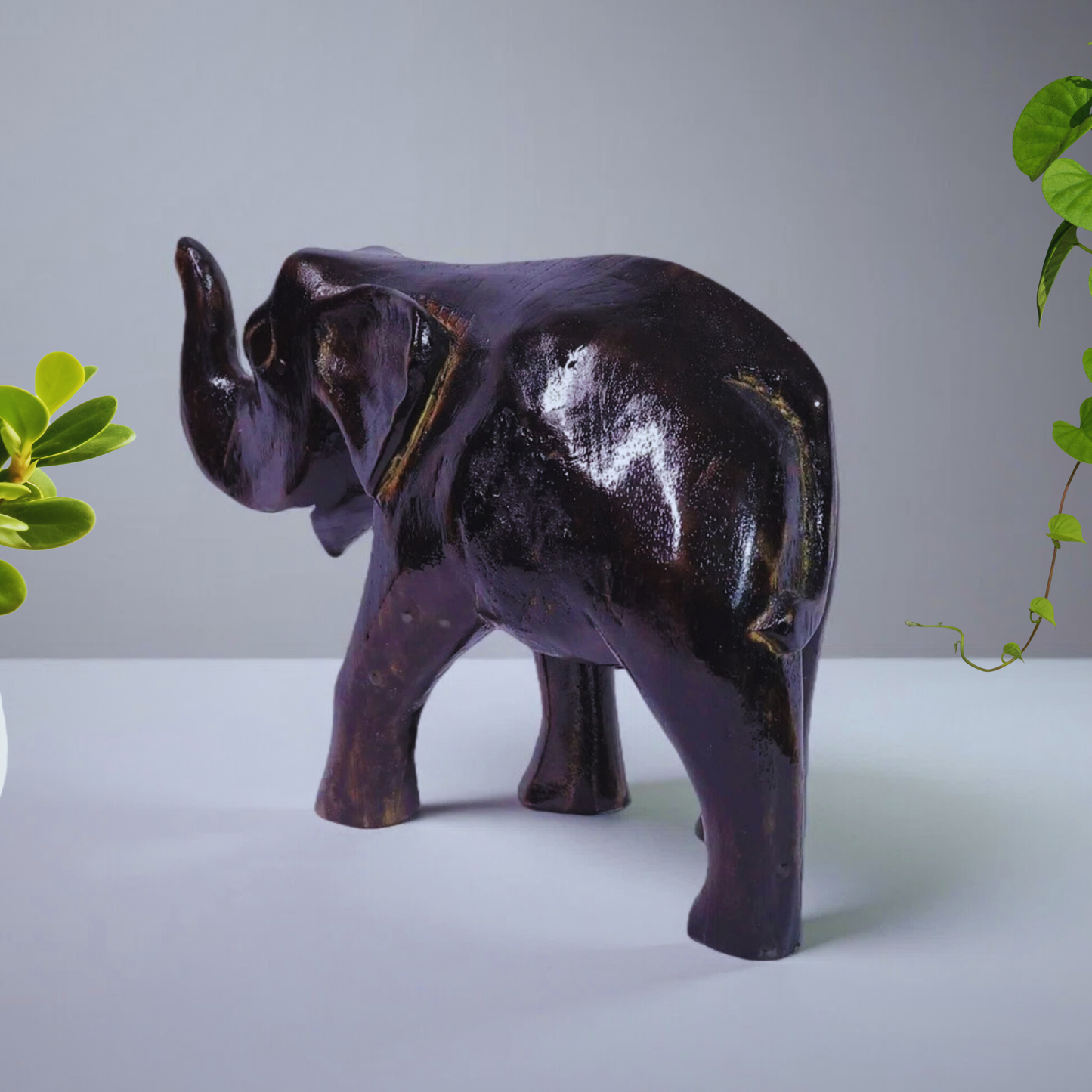 Glossy Handmade Elephant Figurine