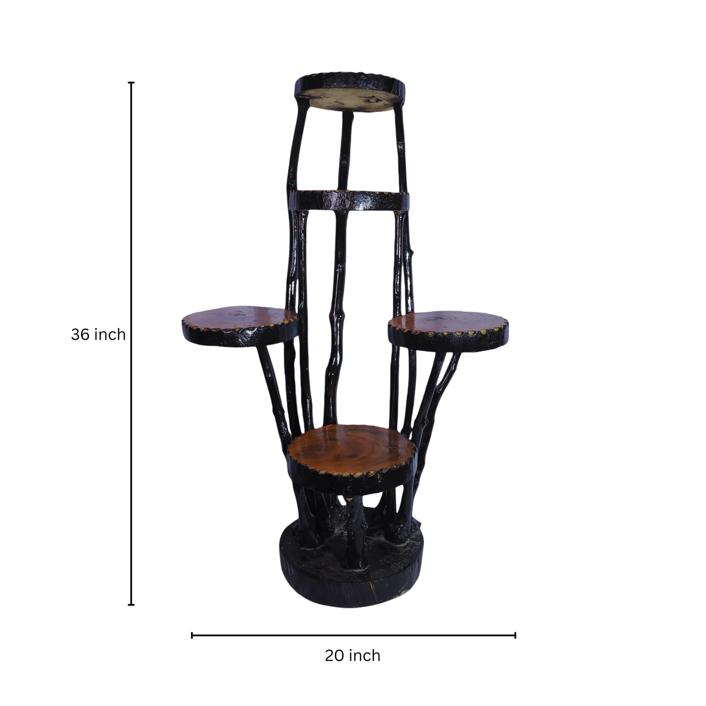 Handmade Wooden 5 Tier Display Stand
