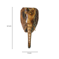 Handmade Elephant Wall Sculpture