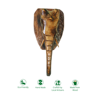 Handmade Elephant Wall Sculpture