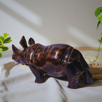 Handmade Rhino Sculpture