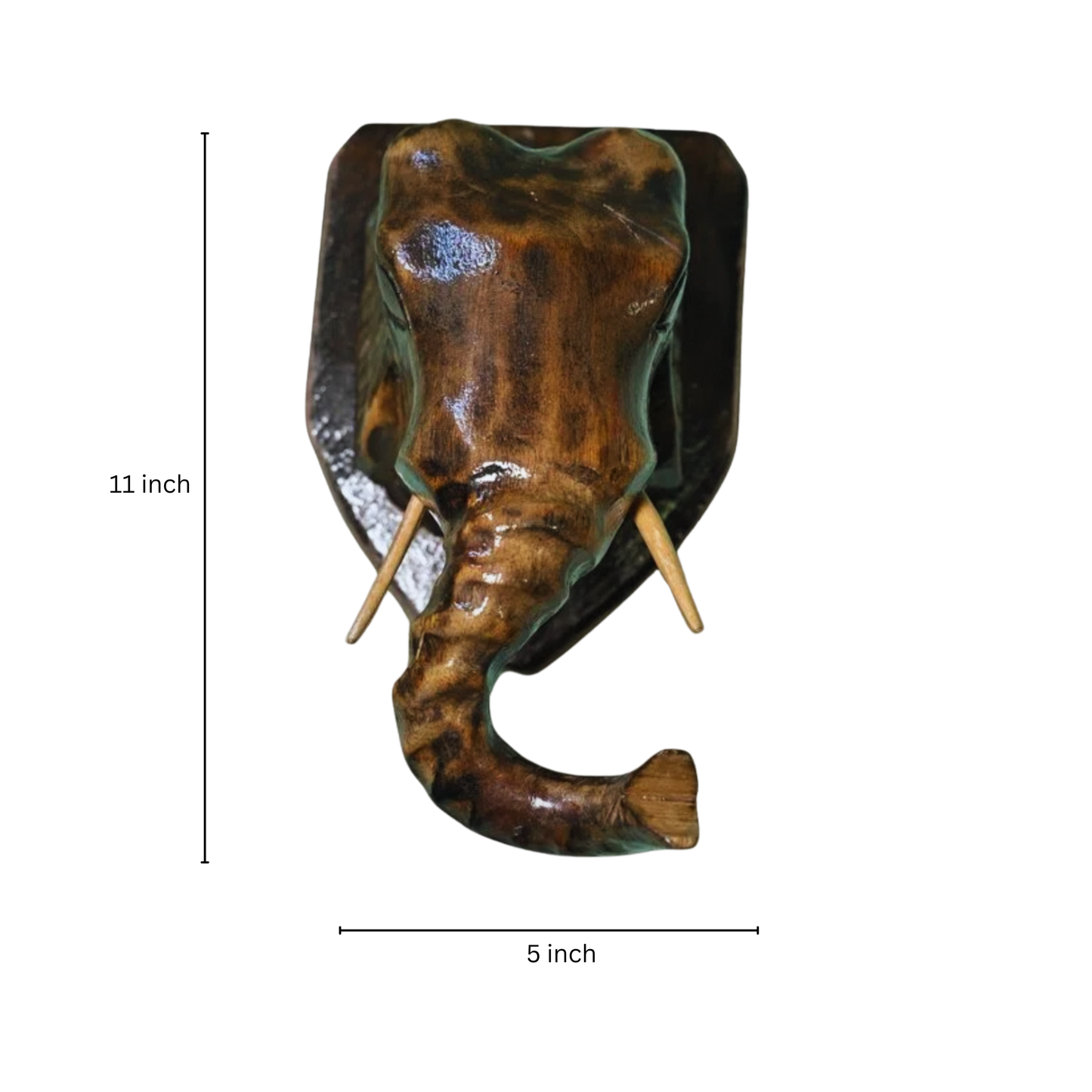 Wooden Handmade Elephant Wall Decor