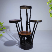 Handmade Wooden 4 Tier Display Stand
