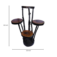 Handmade Wooden 4 Tier Display Stand