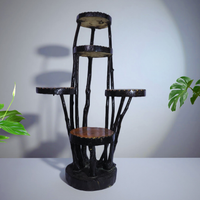 Handmade Wooden 5 Tier Display Stand