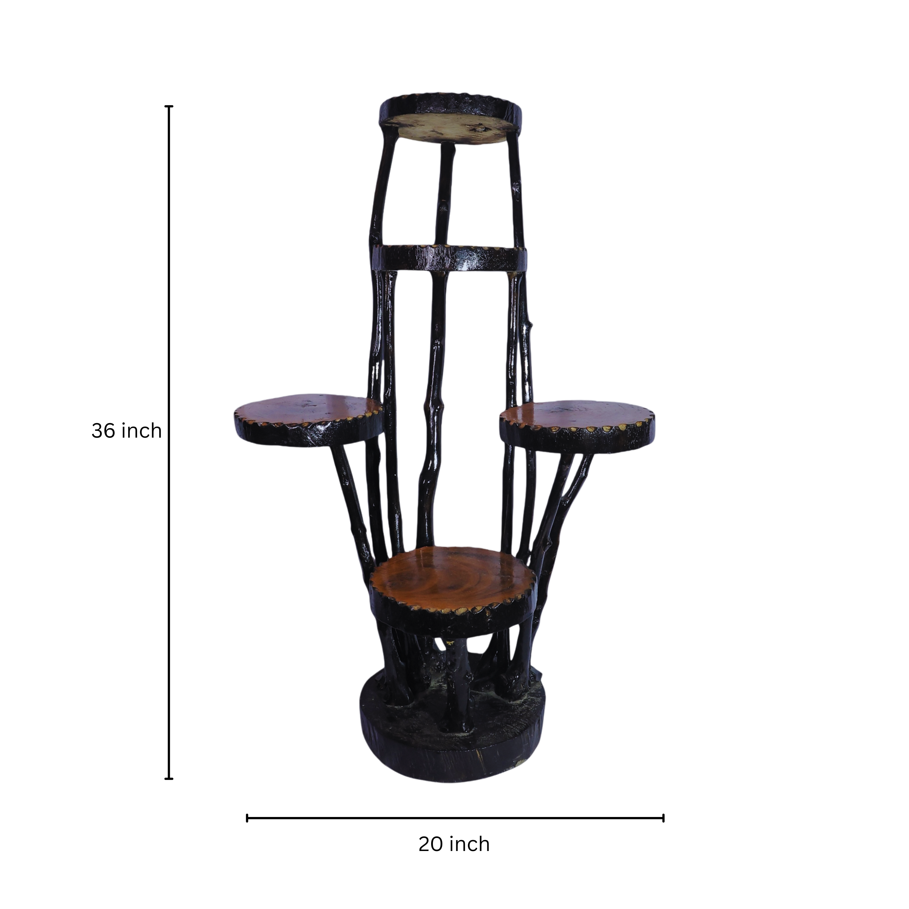 Handmade Wooden 5 Tier Display Stand