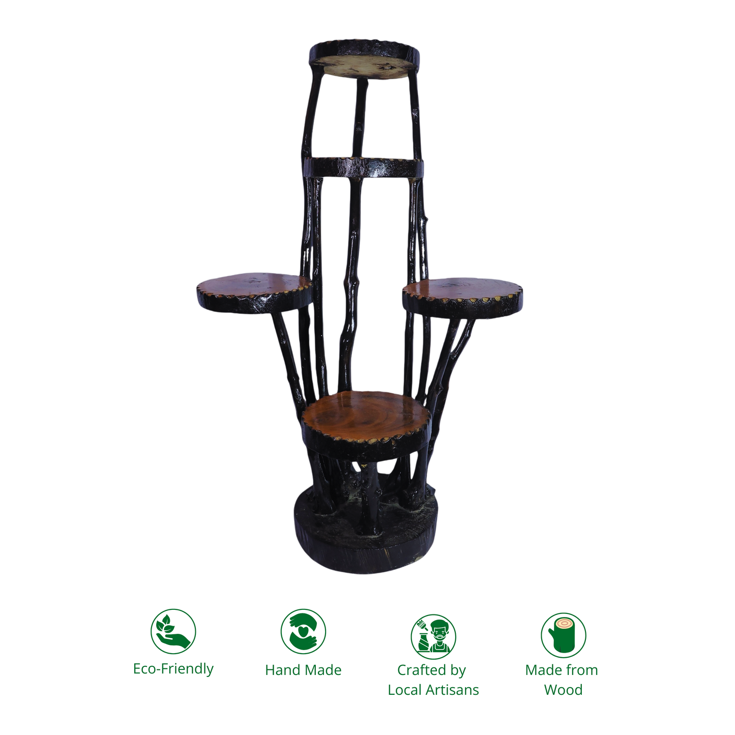 Handmade Wooden 5 Tier Display Stand