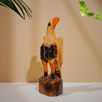 Handcrafted Wooden Eagle Figurine