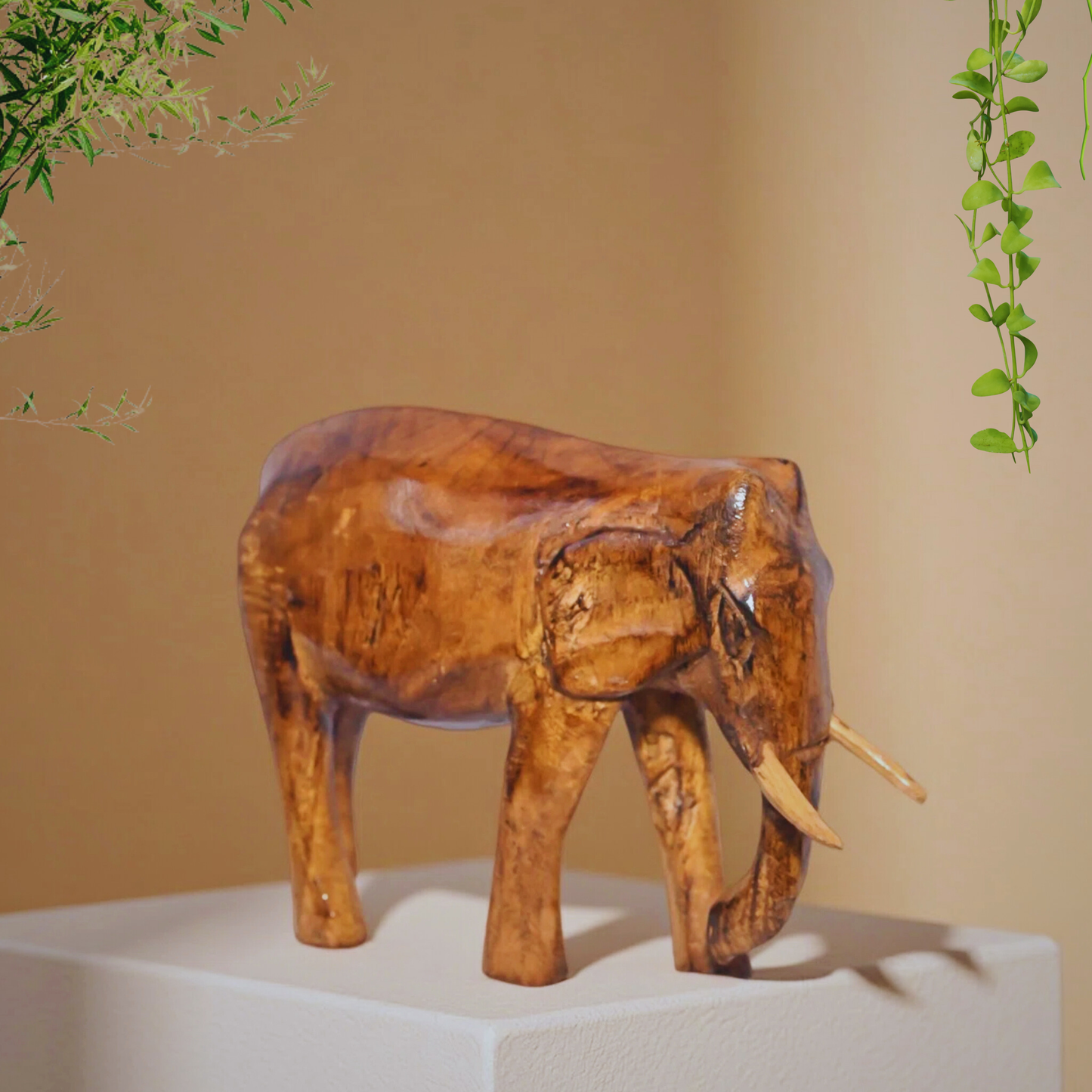 Nature Elephant Carving