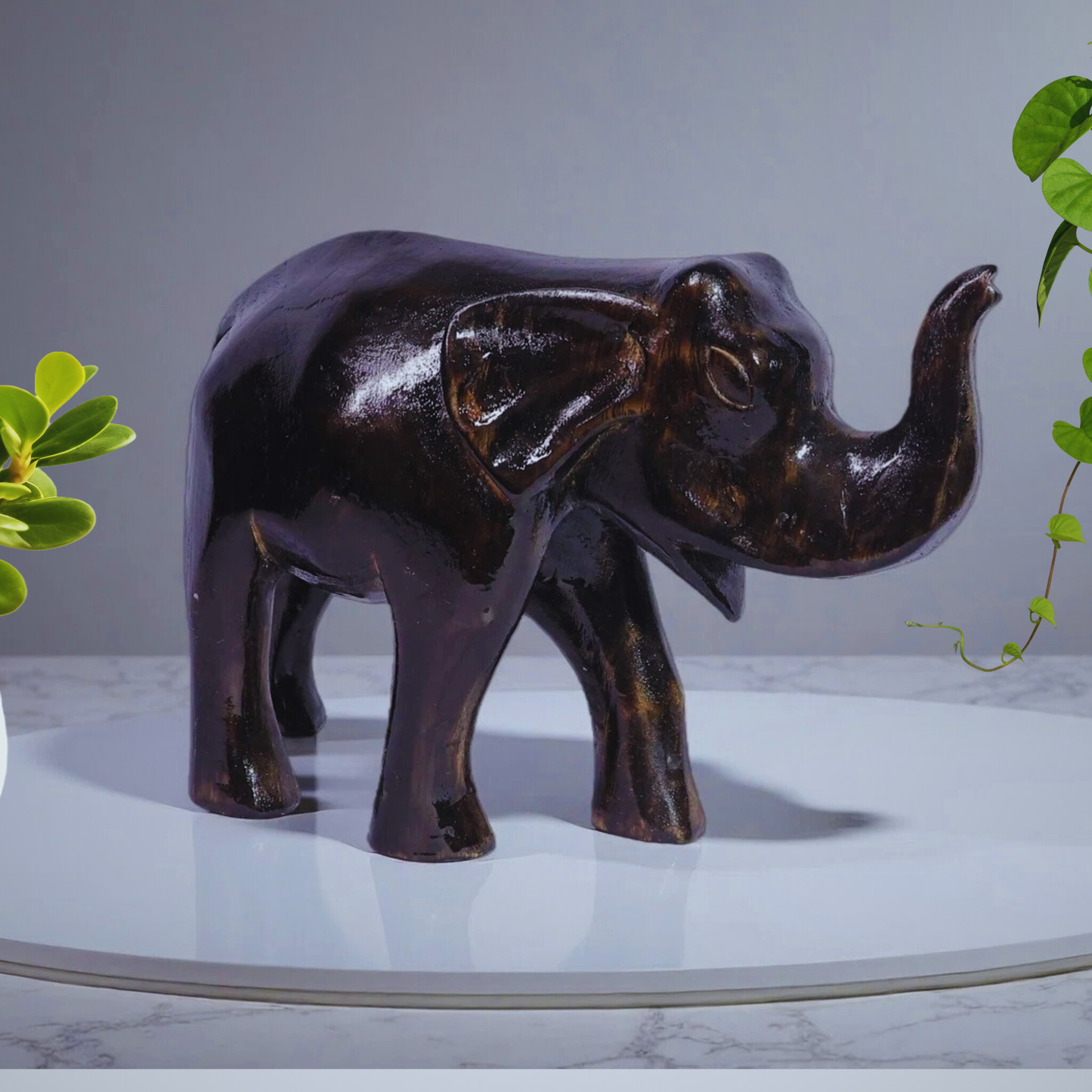 Glossy Handmade Elephant Figurine